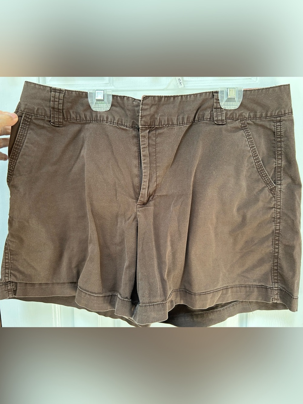 St. John’s Bay Women’s Casual Brown Shorts - Classic Everyday Style short shorts